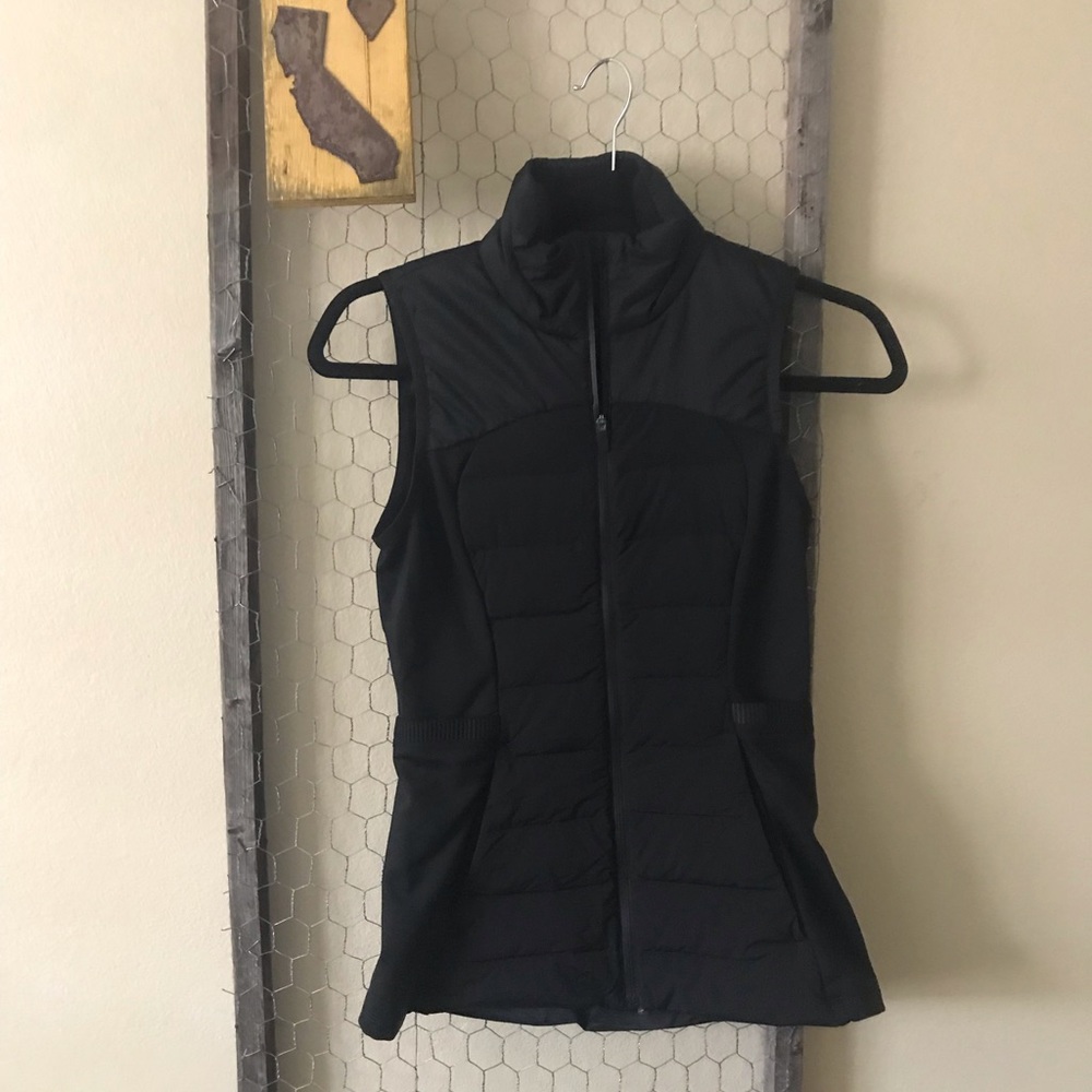 Lululemon Black Down For It All Vest